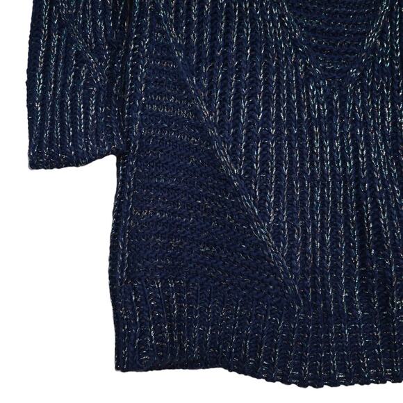 Jessica Simpson Womens XS Moonlight Navy Open Front Cardigan Sweater - Picture 6 of 10